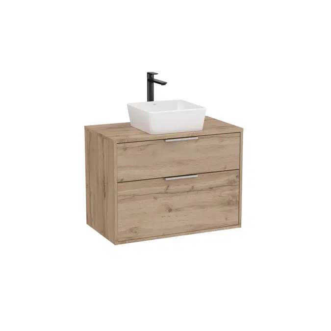 Optica Unik (base unit with two drawers for over countertop basin)
