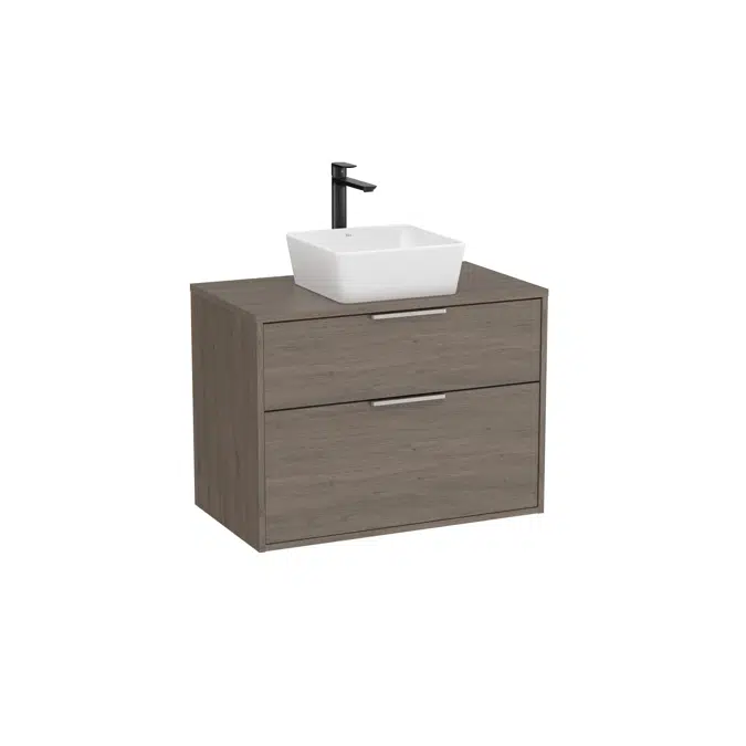 Optica Unik (base unit with two drawers for over countertop basin)