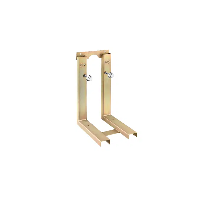 Concealed supporting frame for toilet and bidet
