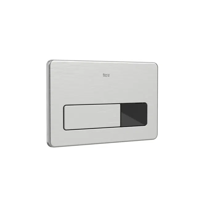 IN-WALL PL3-E PRO (ONE) - Electronic stainless steel operating plate for concealed cistern with automatic or manual dual flush