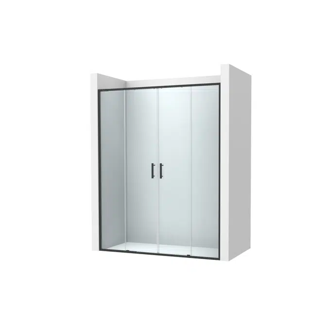 Victoria Plus Front shower enclosure with 2 sliding doors + 2 fixed panels