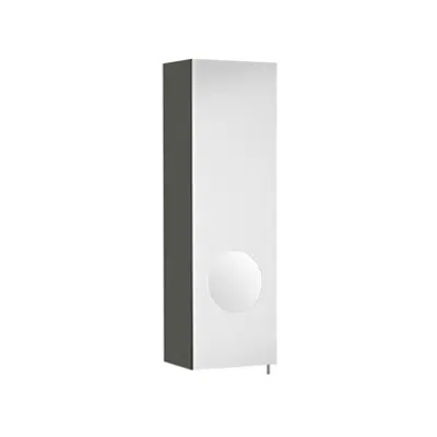 billede til LUNA Left hand mirror cabinet w/ integrated magnifying mirror