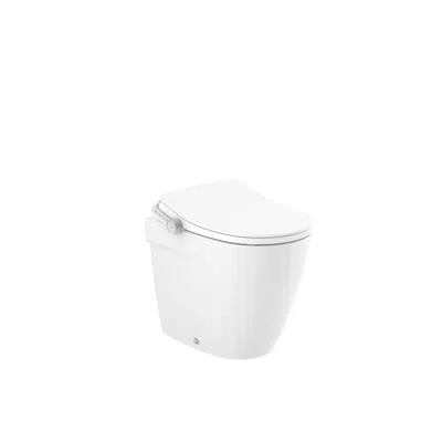 Image for Ona In-Wash® Ona - Back to wall Rimless® vitreous china close-coupled smart toilet with dual outlet. Supraglaze® coating.