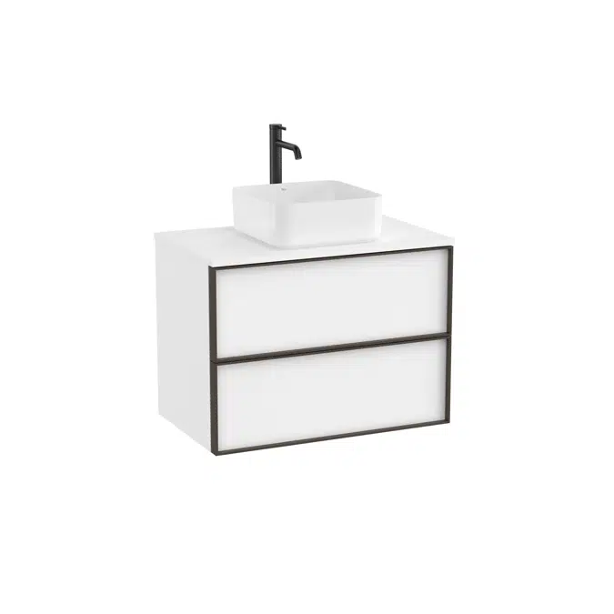 Inspira Base unit with two drawers for in countertop or over countertop basin