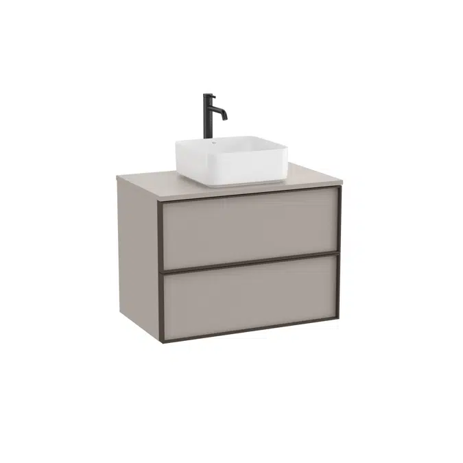 Inspira Base unit with two drawers for in countertop or over countertop basin