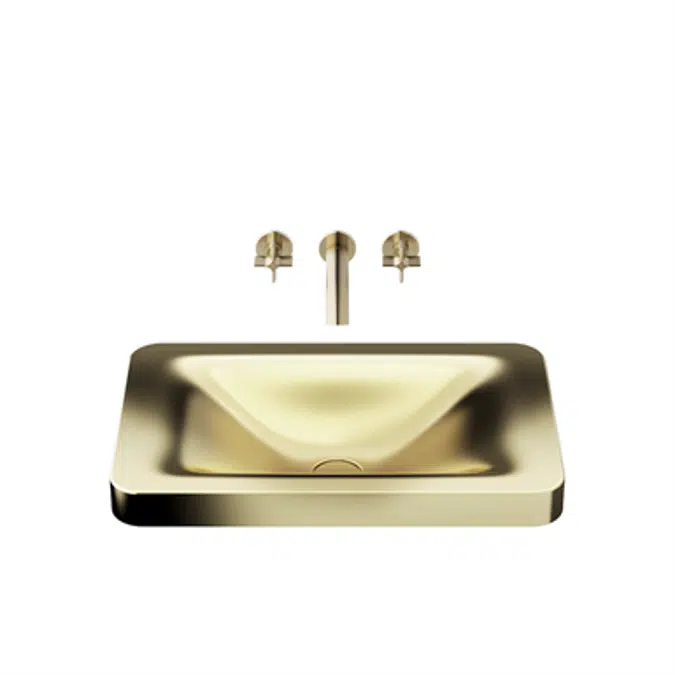 ARMANI - BAIA 660 mm over countertop basin for wall-mounted basin mixer
