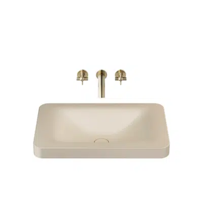 Immagine per ARMANI - BAIA 660 mm over countertop basin for wall-mounted basin mixer