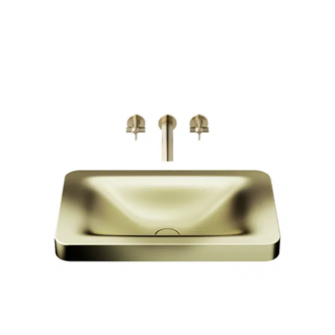 ARMANI - BAIA 660 mm over countertop basin for wall-mounted basin mixer