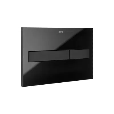 Immagine per IN-WALL PL7 DUAL (ONE) - Crystal-finish dual flush operating plate for concealed cistern