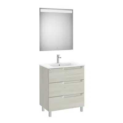 Obrázek pro Aleyda Pack (base unit with 3 drawers, basin and LED mirror)