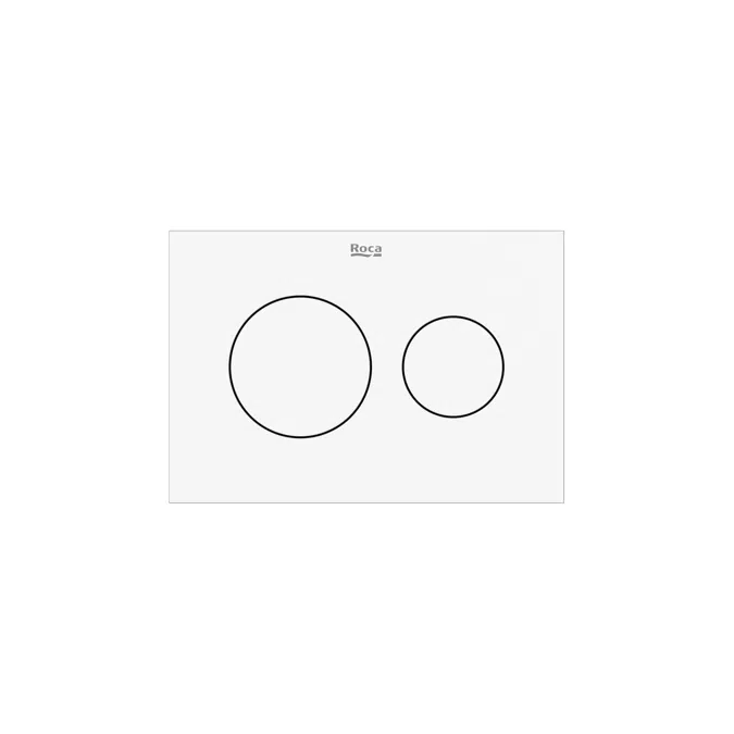 In-Wall Systems PS3 Dual - Dual flush operating plate for Roca S installation systems. Cable technology. No tools required for installation