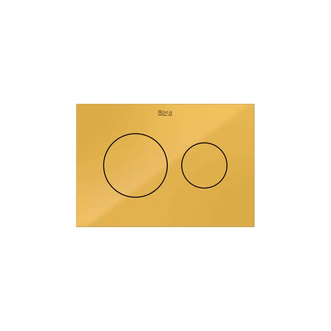 In-Wall Systems PS3 Dual - Dual flush operating plate for Roca S installation systems. Cable technology. No tools required for installation