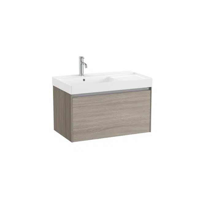 ONA Unik (base unit with one drawer and left hand basin)