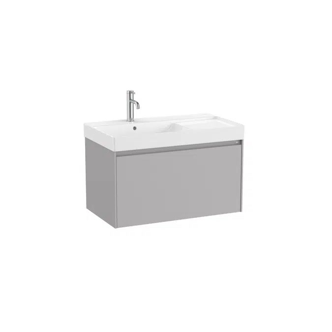 ONA Unik (base unit with one drawer and left hand basin)