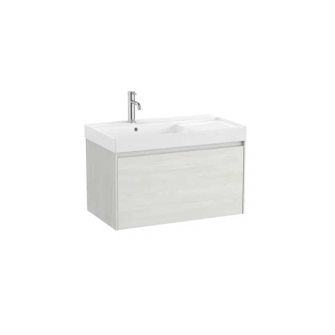 ONA Unik (base unit with one drawer and left hand basin)