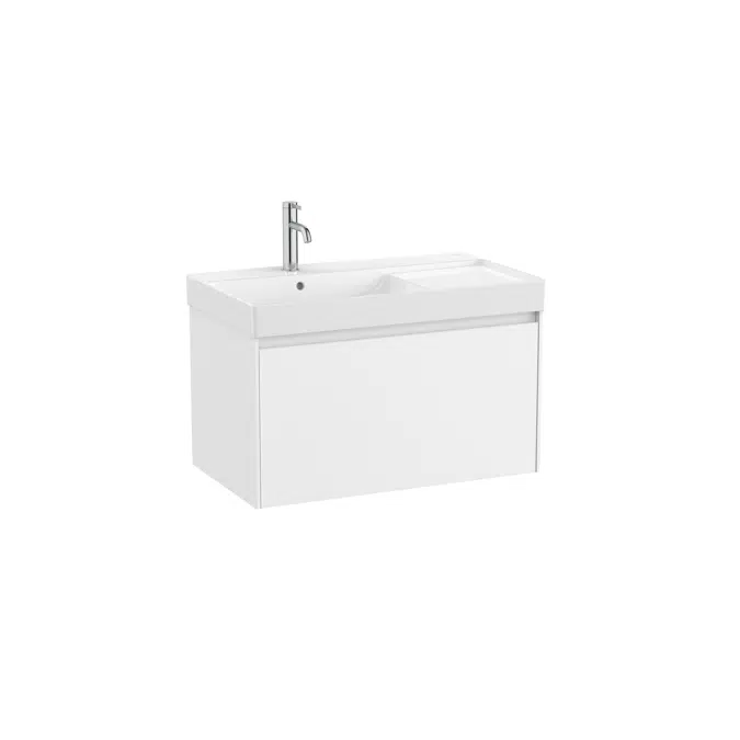 ONA Unik (base unit with one drawer and left hand basin)
