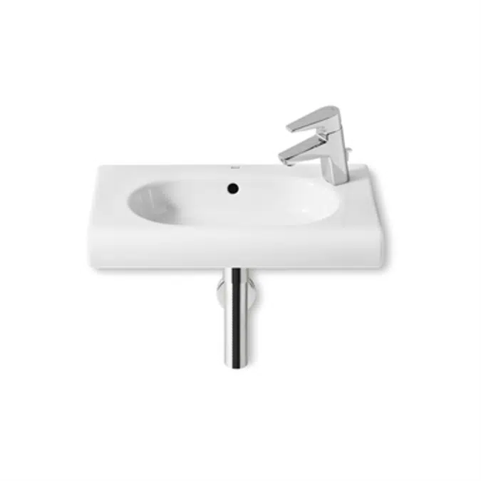 MERIDIAN 550 Compact wall-hung basin RH taphole