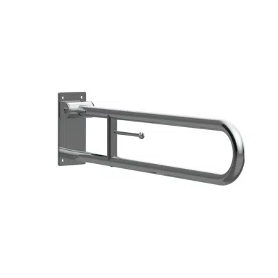 Imagem para Access COMFORT - Folding grab bar with toilet roll holder bright finish}