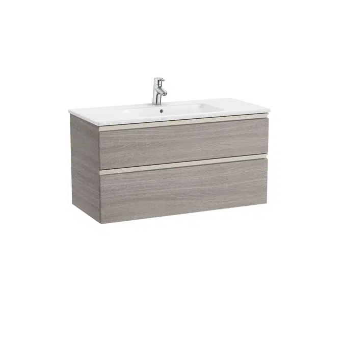 The Gap Unik (base unit with two drawers and centered basin)