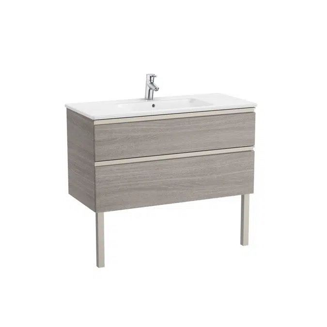 The Gap Unik (base unit with two drawers and centered basin)