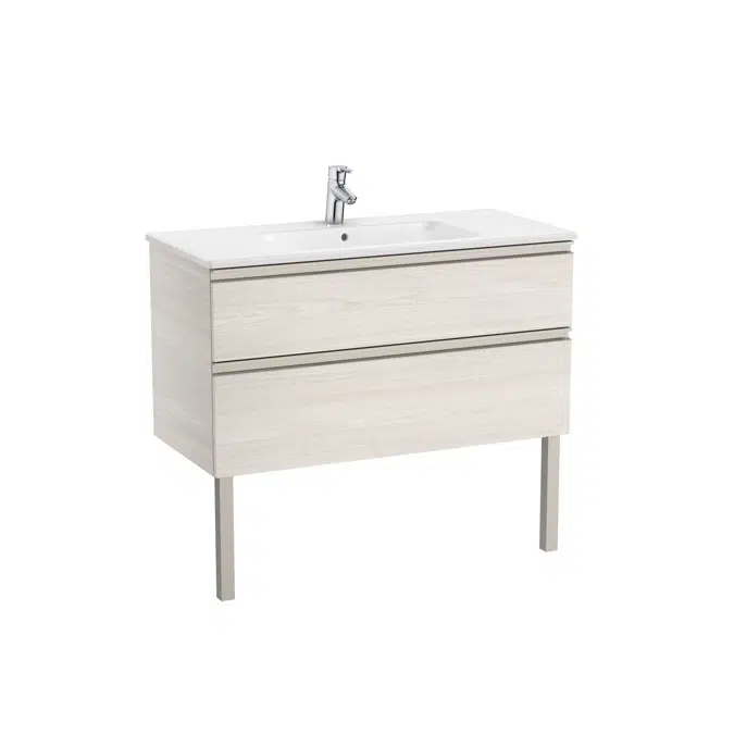 The Gap Unik (base unit with two drawers and centered basin)