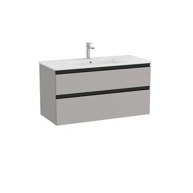 The Gap Unik (base unit with two drawers and centered basin)