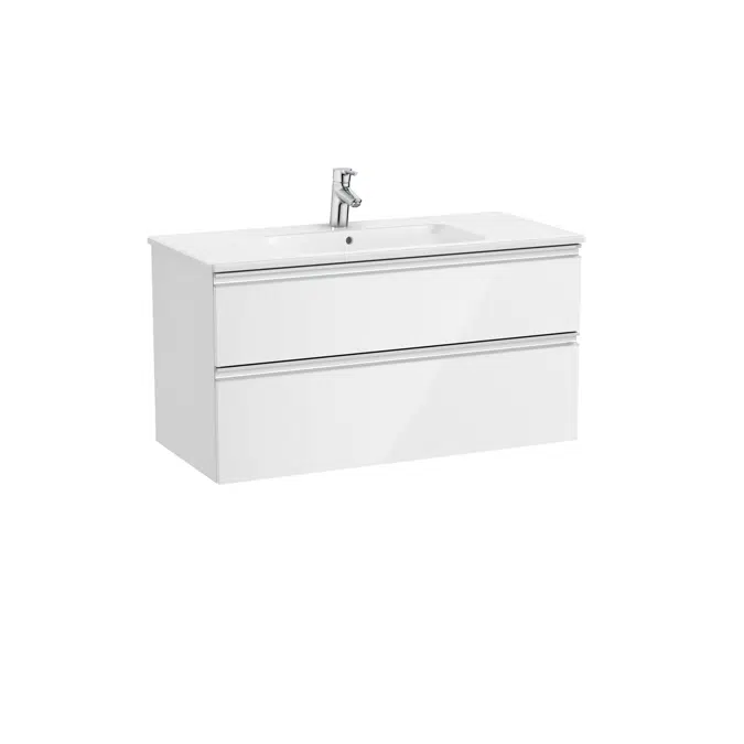 The Gap Unik (base unit with two drawers and centered basin)