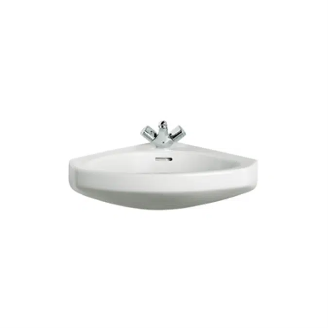 ESTUDIO ANGULAR Corner wall-hung basin