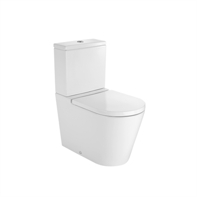 INSPIRA ROUND Back to wall close-coupled Toilet w/ dual outlet