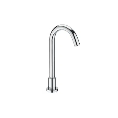 Image for LOFT | LOFT-E Electronic high-neck basin faucet (one water) with sensor integrated in the spout. Powered by four 1.5V LRG (AA) alkaline batteries.