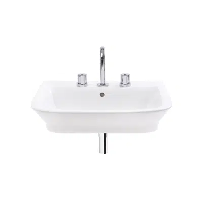 bild för The Gap Wall-hung vitreous china basin with 3 holes