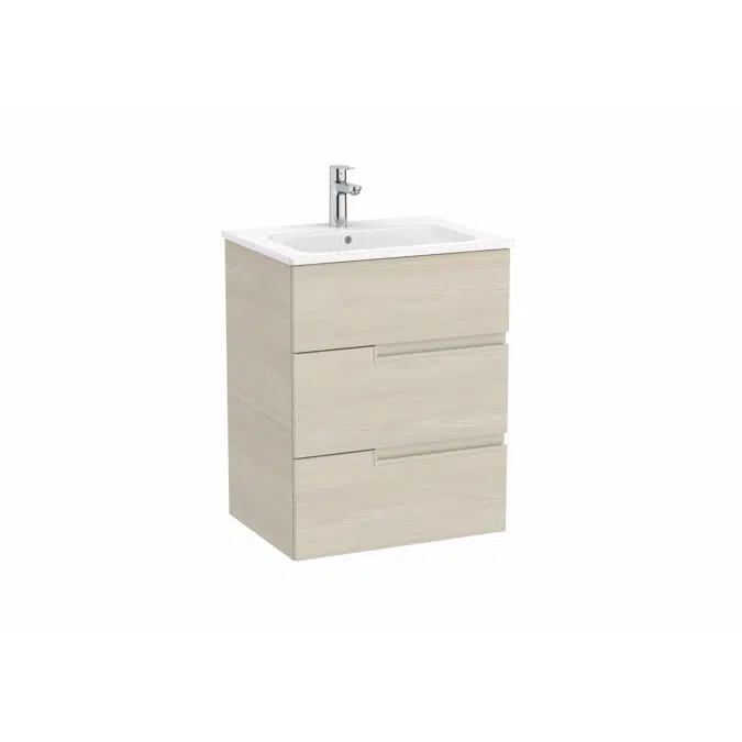 Victoria-N. Unik - base unit with three drawers, legs and basin