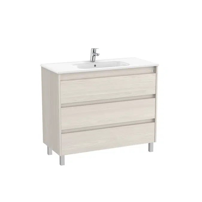 Tenet (base unit with three drawers and basin)