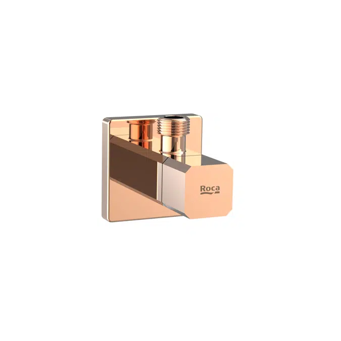 Aqua Square - Stop valve (ceramic valve). 1/2" - 3/8"
