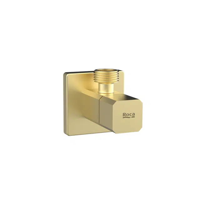 Aqua Square - Stop valve (ceramic valve). 1/2" - 3/8"