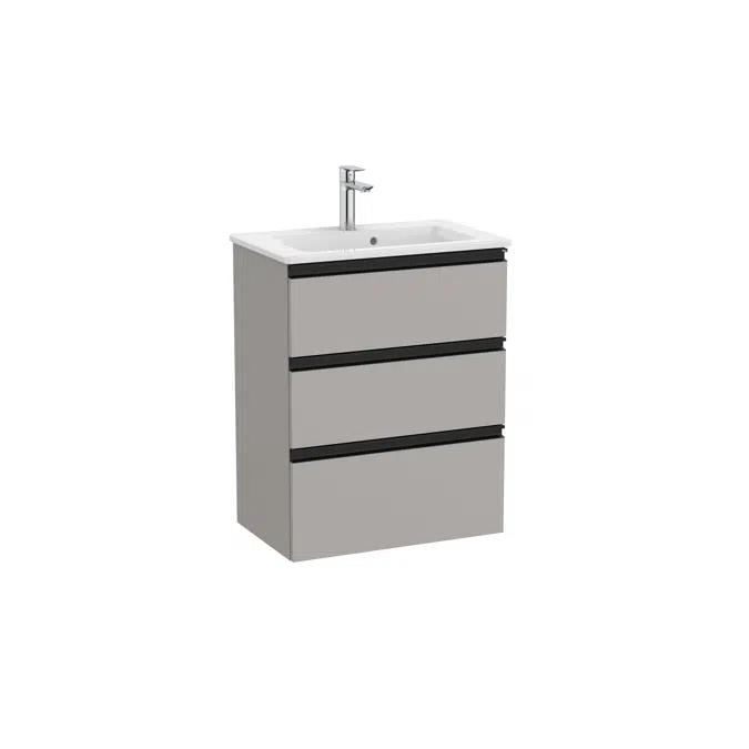 The Gap Unik (compact base unit with three drawers and basin)