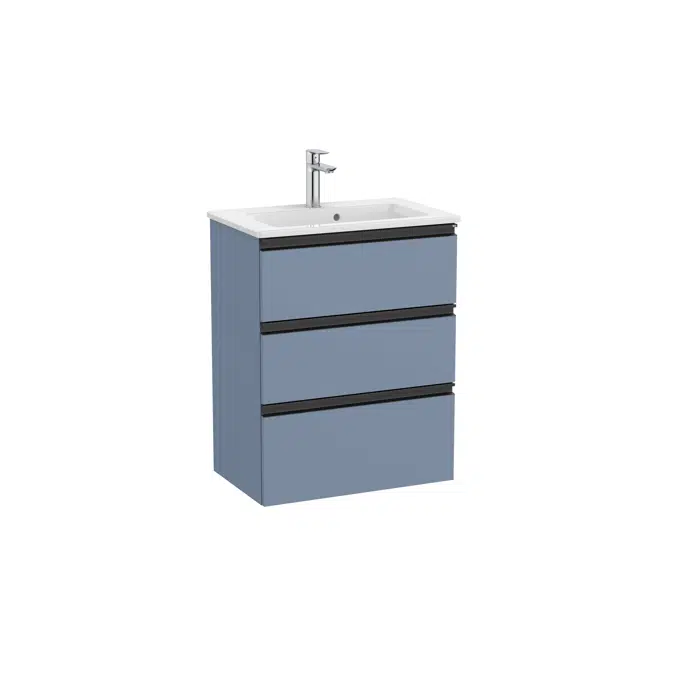 The Gap Unik (compact base unit with three drawers and basin)