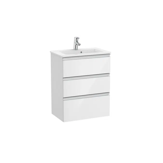 The Gap Unik (compact base unit with three drawers and basin)