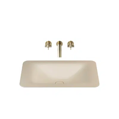 Immagine per ARMANI - BAIA 660 mm countertop washbasin for wall-mounted basin mixer