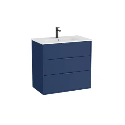 Bild für Optica Unik - Base unit with three drawers and ceramic basin