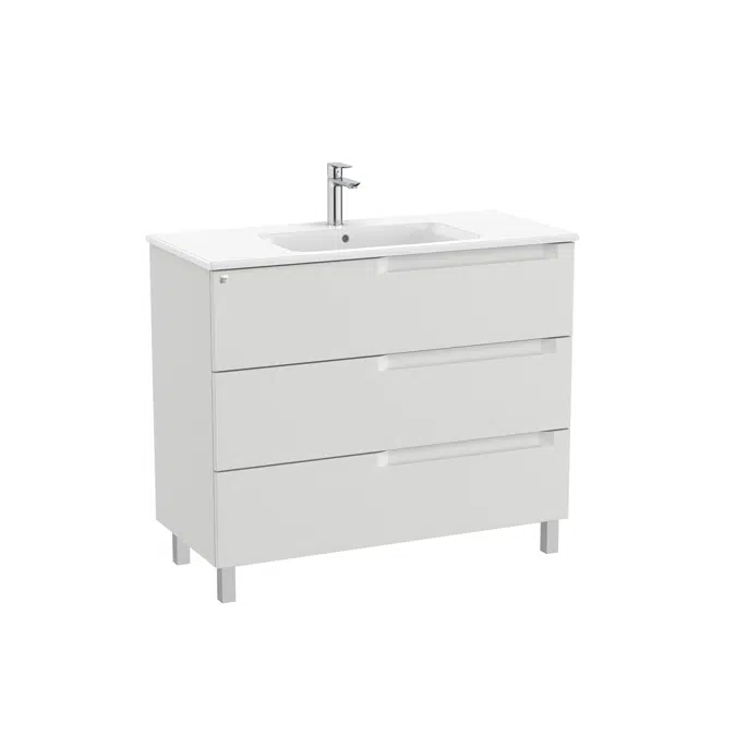 Aleyda Unik (base unit with 3 drawers and centered basin)