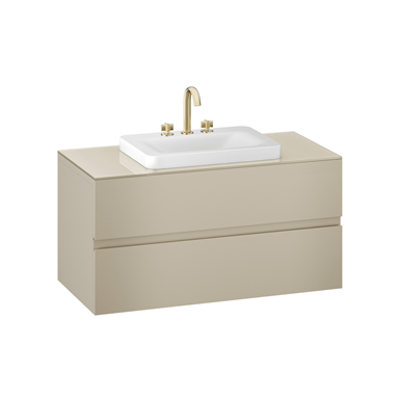 Image for ARMANI - BAIA 1200 mm wall-hung furniture fordeck-mounted basin mixers and over countertop washbasins