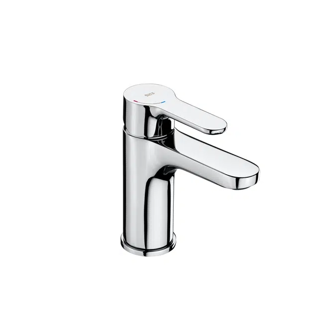 L20 Smooth body basin mixer, Cold Start, XL handle