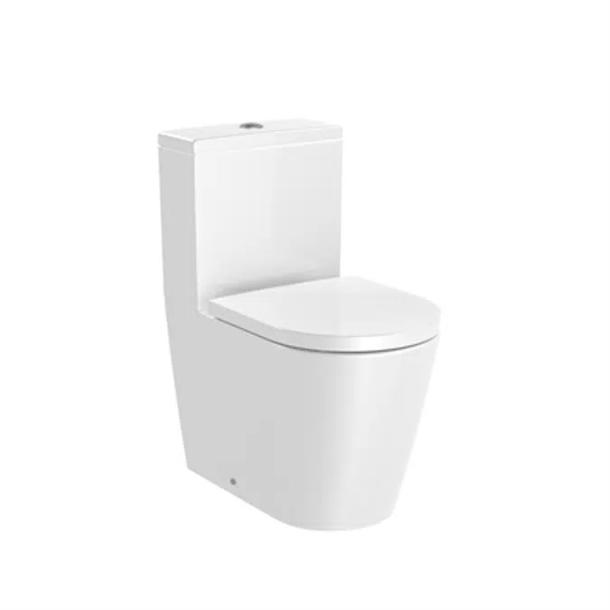 INSPIRA ROUND - Compact Vitreous china close-coupled Toilet