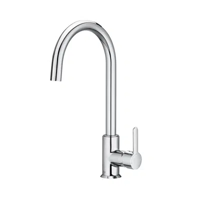 obraz dla Mencia Kitchen sink mixer with swivel spout, Cold Start