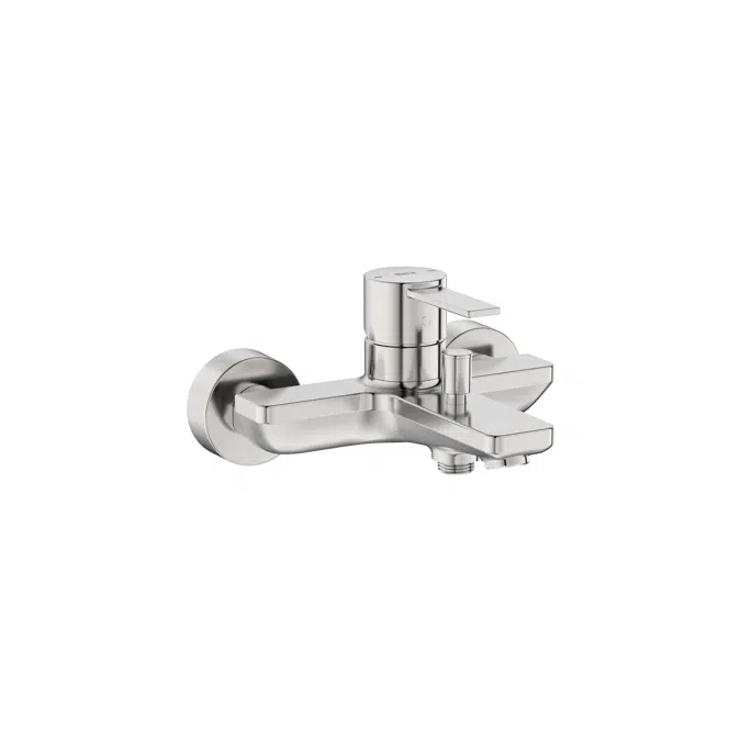 Targa - Wall-mounted bath-shower mixer with automatic diverter