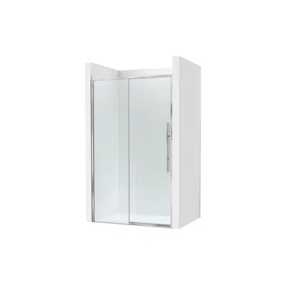 Image for Brisa L2-E - Front shower enclosure with 1 sliding door + 1 fixed pane