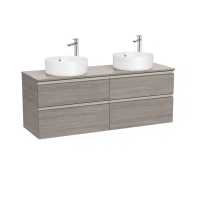 billede til The Gap Base unit with two drawers and centred over countertop basin