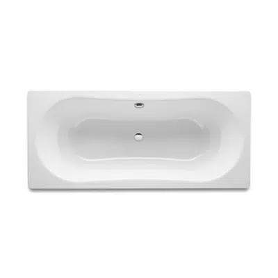 画像 Duo Plus Rectangular steel bath with anti-slip base (3,5 mm steel sheet)