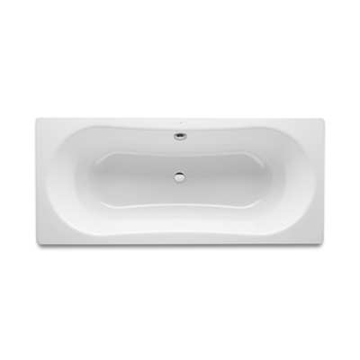 Obrázek pro Duo Plus Rectangular steel bath with anti-slip base (3,5 mm steel sheet)